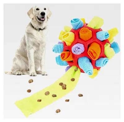 Produktbild von Schnüffelball für Hunde, interaktives Spielzeug für Haustiere zur Geruchsschulung für kleine und mittelgroße Hunde