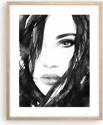 Produktbild von Gerahmtes Poster - Rahmen in heller Eiche - Schmuck Dame Kleid Eleganz - 40x50 cm - Wand Bild - Wanddeko - Wandbilder - Wandposter - Bilderrahmen - Bilder - Kunstdruck - Wandbild - P2NPA40x50-3097