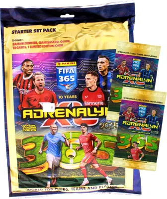 Produktbild von Panini Fifa 365 Karten 2025 - Trading Cards Sammelkarten - 1 Starter + 2 Booster