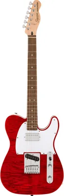 Produktbild von Fender Squier Affinity Series Telecaster FMT SH LRL Crimson Red Transparent E-Gitarre