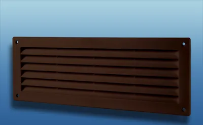 Produktbild von Türlüftungsgitter MV350 einseitig : braun standard Farbe: braun Ausführung: standard