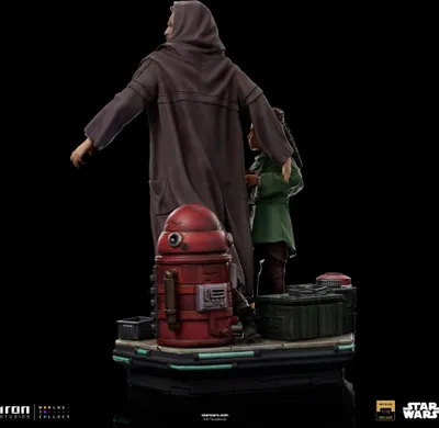 Produktbild von Iron Studios - Star Wars - Obi-Wan and Young Leia Deluxe Art Scale 1/10