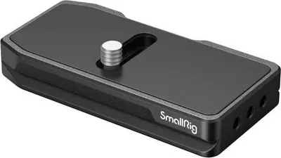 Immagine prodotto di SmallRig MD4150, piastra di montaggio, nera, alluminio, policarbonato (PC), 1/4-20", M2.5, Sony，Leica，Apple，Nikon，Canon，Panasonic Per i modelli: EOS R7，EOS R10，α7 III，EOS...