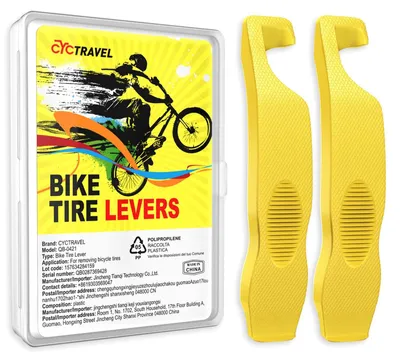 Image de Démonte-pneu - Set de 2 - Renforcé en fibre de verre - Vélo de route et VTT