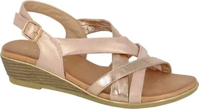 Produktbild von Cipriata - Damen Sandalen "Quarta" DF2406 (38 EU) (Roségold)