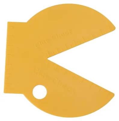 Produktbild von Hufklaue-Prüflehre, technische Kunststoffmessung, Diagnose, Rinder, Kuhtrimmlineal für den Bauernhof