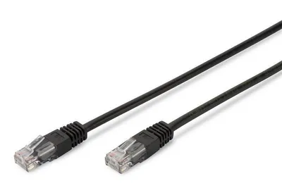 Produktbild von Digitus CAT 5e U/UTP Patchkabel, 5 m, Cat5e, U/UTP (UTP), Schwarz