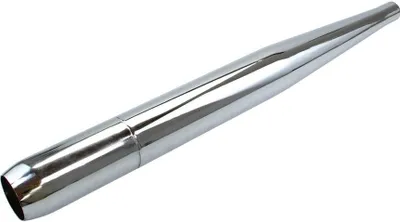 Image de Silencieux chromé 70/700/32mm ouvert universel pour Hercules Puch Zündapp
