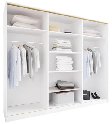 Produktbild von Offener Kleiderschrank MERV K10 250 weiß