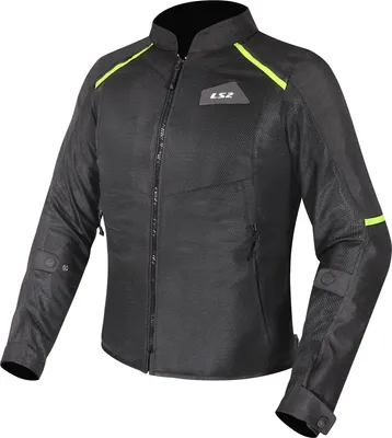 Obrázok produktu pre Dámska textilná motocyklová bunda LS2 Breeze, čierna/žltá, S