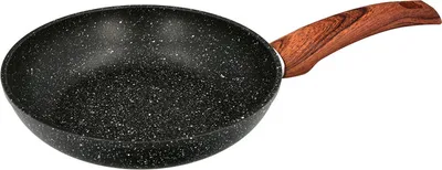 Immagine prodotto di Padella in alluminio forgiato antiaderente finitura pietra Ø 20 x 4,5 cm. Manico gommato