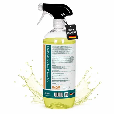 Produktbild von INOX® 1L Polster- & Teppichreiniger Konzentrat – Kraftvolle Tiefenreinigung für Textilien, KI-generiertes Bild