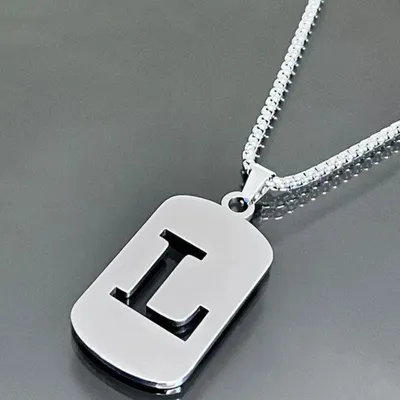 Produktbild von Elegante Halskette mit Buchstaben L - Personalisierbares Schmuckstück KP34035