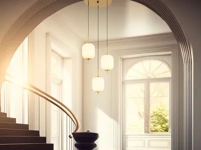 Produktbild von Globo Lighting Hängeleuchte Metall messingfarben, LED