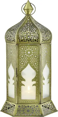 Immagine prodotto di Lanterna decorativa marocchina porta tea light Louay bianco