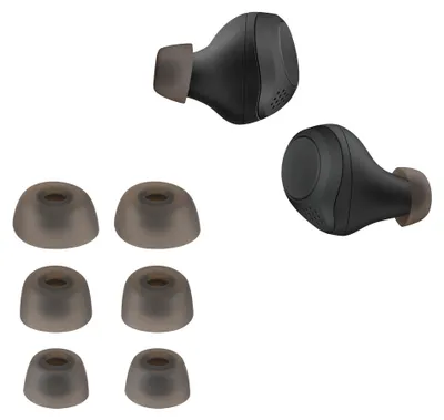 Produktbild von kwmobile 6x Polster kompatibel mit Jabra Elite 75t /65t / Active - 3 Größen - Silikon Ohrstöpsel In-Ear Kopfhörer