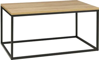 Obrázek produktu pro Konferenční stolek Loft Rozkládací stůl Stůl do obývacího pokoje Odkládací stolek (dub černá/Riviera)
