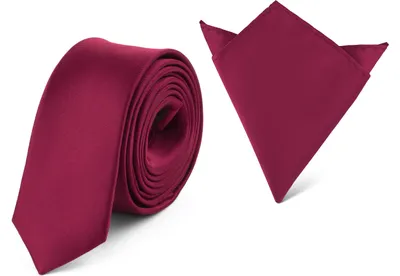 Produktbild von Ladeheid Herren Schmale Krawatte & Einstecktuch Set SP/P (150cmx5cm, 22cmx22cm)