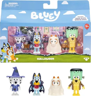 Produktbild von TM TOYS BLUEY Figurenset Kostümball BLU17655