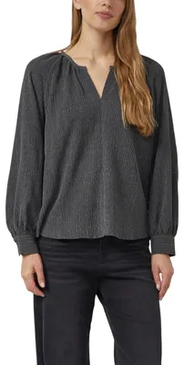 Produktbild von s.Oliver 2173101.97W3.34, Bluse, Erwachsener, Weiblich, Grau, Lockere Passform, Polyester
