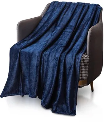 Immagine prodotto di Ibenzoa® Coperta in Flanella – morbida e lussuosa, coperta in microfibra di poliestere ideale per la camera da letto e il soggiorno, leggera, traspirante, adatta a tutte le stagioni