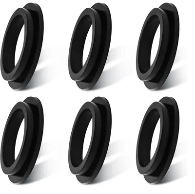 Produktbild von O-Ringe für Poolfilter, 6 Stück Gummidichtungen, Poolzubehör