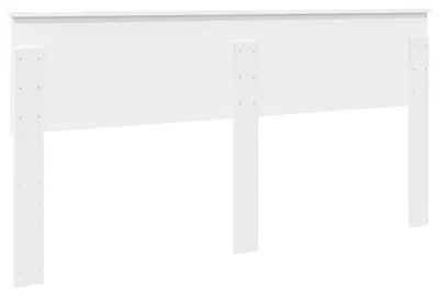 Image de Tête de lit vidaXL en bois blanc