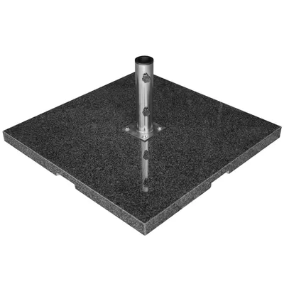 Produktbild von Sonnenschirmständer Granit - 90kg dunkelgrau