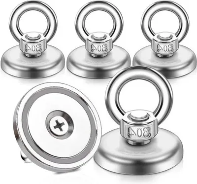 Produktbild von Famanu Neodym-Magnet 55 kg - Starker Magnet mit 36 mm Durchmesser