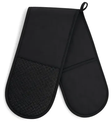 Image de Gants de four résistants à la chaleur - Noirs - 84 x 18 cm
