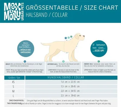 Produktbild von Max & Molly Smart ID Halsband - Ruler/M