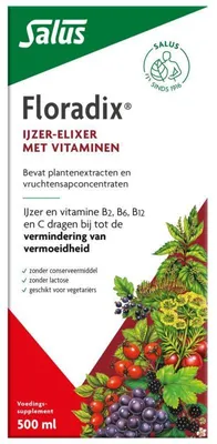 Productafbeelding van Salus Floradix ijzer elixer (500 ml)