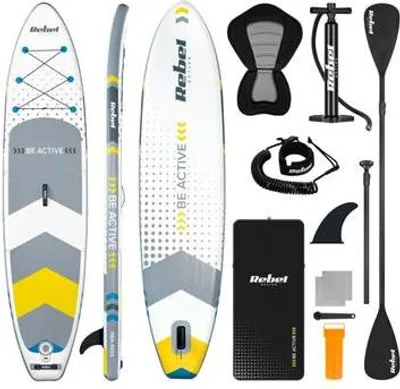 Obrázek produktu pro Paddleboard SUP REBEL ACTIVE RBA-4501WH se sedátkem, bílý, 11'6" 350x81x15cm