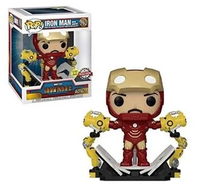 Produktbild von Funko Pop! Marvel Iron Man - Iron Man 2 Mark IV with Gantry #905 Exclusive