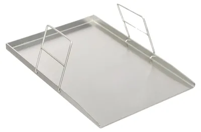 Image de Plaque de cuisson, en acier inoxydable résistant, facile à nettoyer, couleur argent
