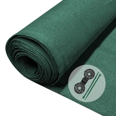 Image de Panneau de clôture VOUNOT® 1,8 × 20 m, brise-vue en filet d'ombrage HDPE 150 g/m², vert