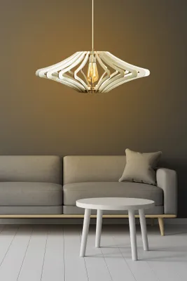 Obrázek produktu pro Opviq, 169- 169FLH, bílá, lustr, korpus z MDF