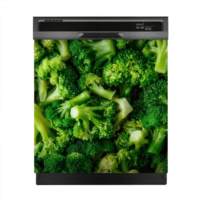 Produktbild von Magnete Dekorative 60x60 cm Küche Magnetmatte Spülmaschine - grün Brokkoli Gemüse