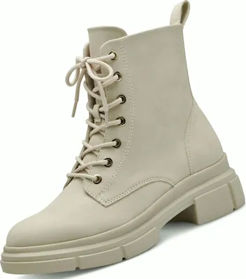 Produktbild von Tamaris Damen Stiefelette Schnürboots Profilsohle 1-25263-43, Größe:36 EU, Farbe:Beige