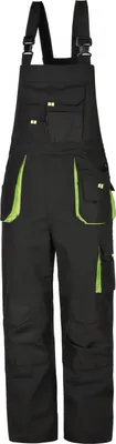 Produktbild von Arbeitshose Latzhose schwarz/grün Größe 46