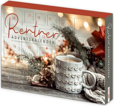 Produktbild von itenga Frühstück Adventskalender Motiv Rentner Adventskalender