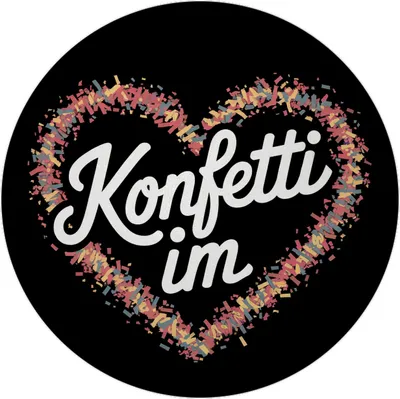 Produktbild von Konfetti im Herzen Magnet