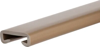Produktbild von QUEST Handlauf PVC 8x40mm, 1m, Treppenhandläufe PREMIUM, Kunststoffhandlauf, messing