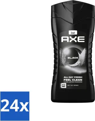 Image de Axe Gel Douche 3 en 1 Noir 250 ml - Pack avantage - 24 pièces