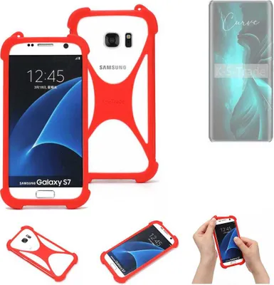 Produktbild von K-S-Trade Handy-Hülle kompatibel mit Lava Blaze Curve Schutz-Hülle Bumper Silikon Schutz Hülle Cover Case Silikoncase Silikonbumper TPU Softcase