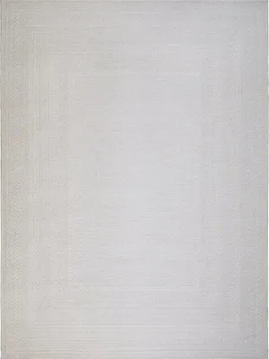 Produktbild von Teppich in Jute-Optik mit Elfenbeinmuster 190x290