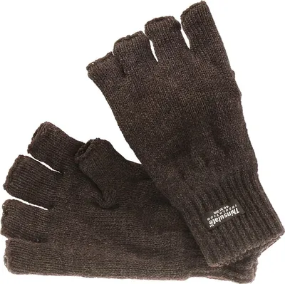 Produktbild von Halbfinger Handschuh  mit Thinsulate Futter gestrickt in 2 Farben