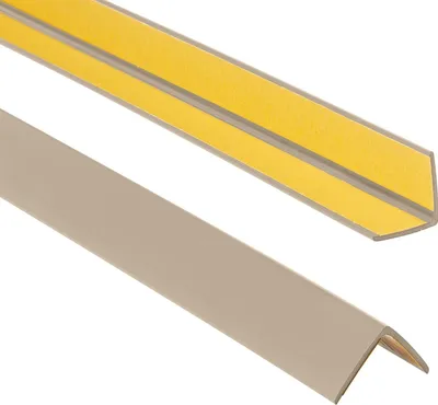 Produktbild von ProfiPVC Winkelprofil selbstklebend PVC 25x25mm 1,65 m Kunststoffwinkel Kantenschutz, Beige