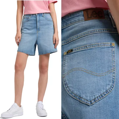 Obrázok produktu pre LEE, dámske šortky STELLA SHORT, veľkosť 28, modré, krátke nohavice