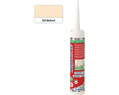 Obrázok produktu pre MAPEI® MAPESIL AC 1-komponentný silikón na tesnenie spojov 132 béžový 310 ml na tesnenie s BioBlock® ANTICLE MOLD